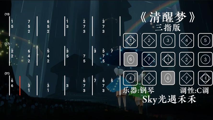 光遇钢琴谱