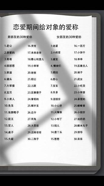 情侣互相称呼昵称游戏截图