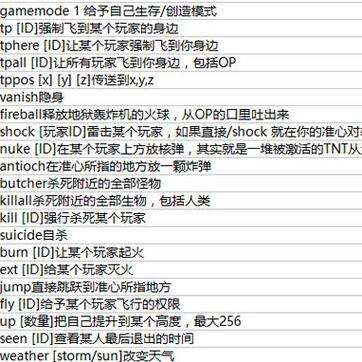 我的世界畸变指令