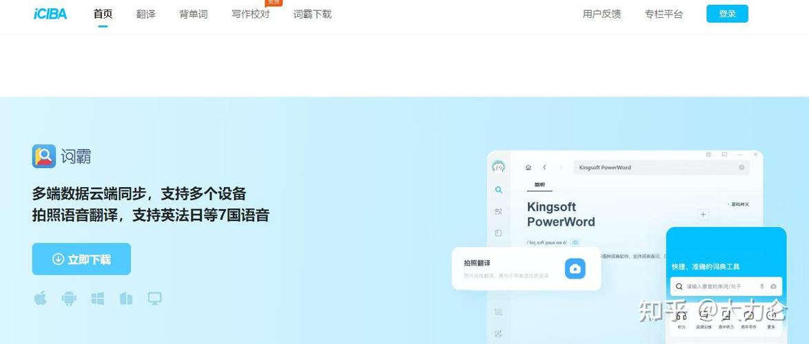 金山词霸在线翻译截图