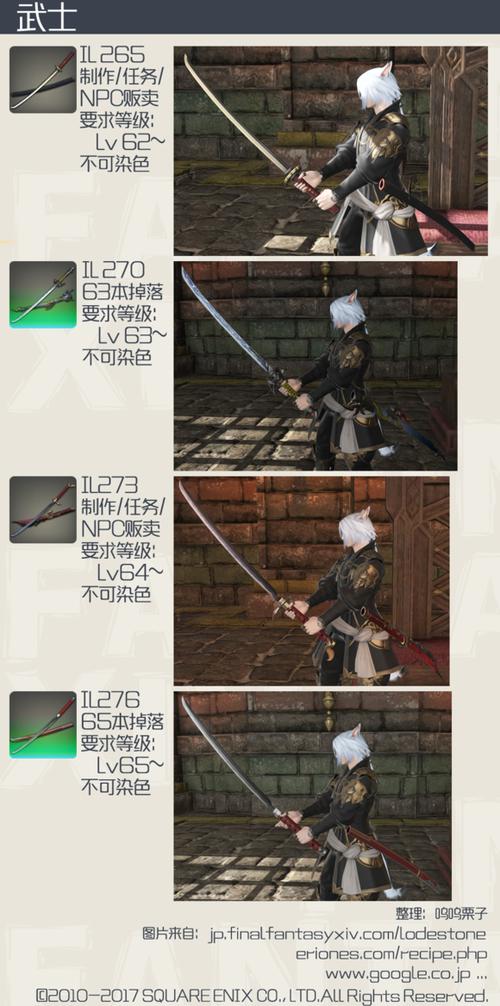 ff14武士装备要什么属性截图