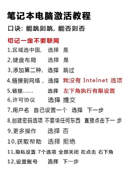 新笔记本电脑激活教程图标
