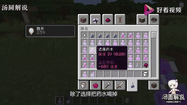 我的世界删除掉经验截图