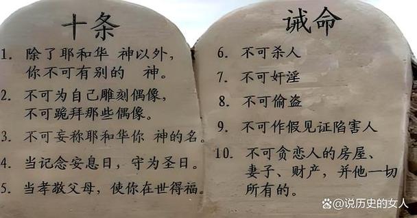 基督教的十诫缩略图