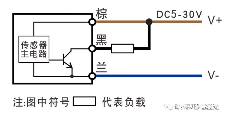 霍尔传感器三根线图解截图