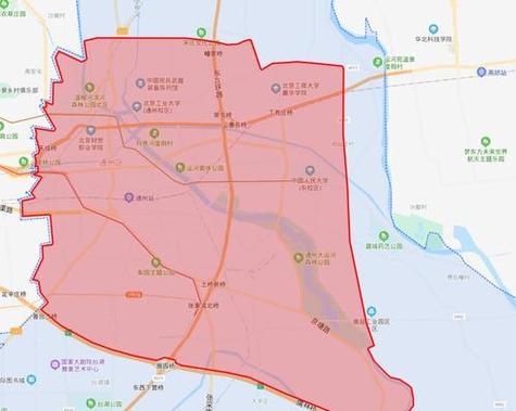 北京通州限行范围缩略图