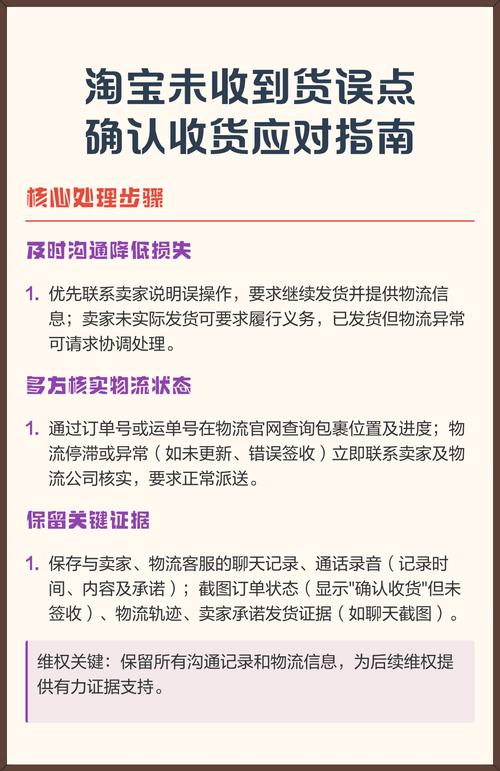 淘宝上不小心点了确认收货怎么办截图