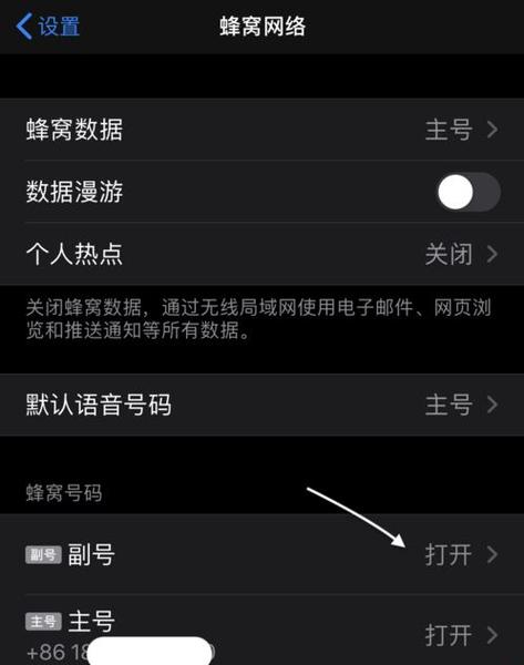 苹果11如何设置双卡双待