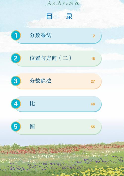 2025最新版六年级上册电子书图标