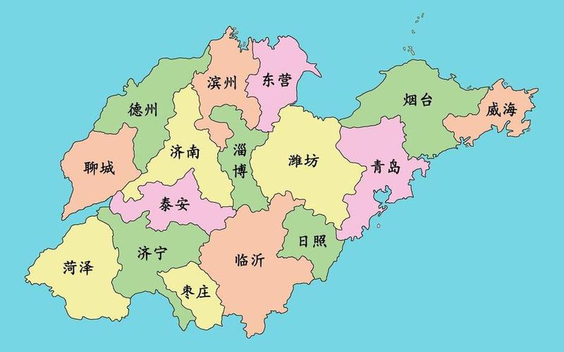 山东省详细地图全图缩略图