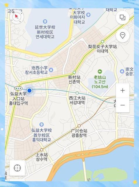 韩国naver地图怎么切换中文缩略图