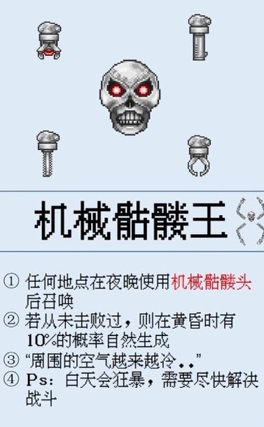 泰拉瑞亚专家机械骷髅王怎么打截图
