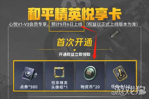 和平精英心悦悦享卡图标