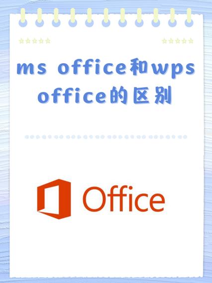 ms和wps office的差别缩略图