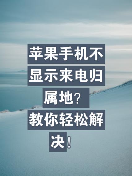 苹果手机别人打电话进来没有显示