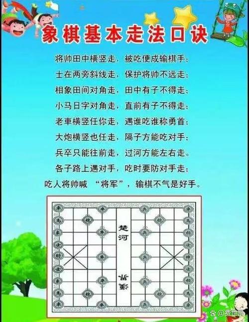 象棋的玩法和规则口诀