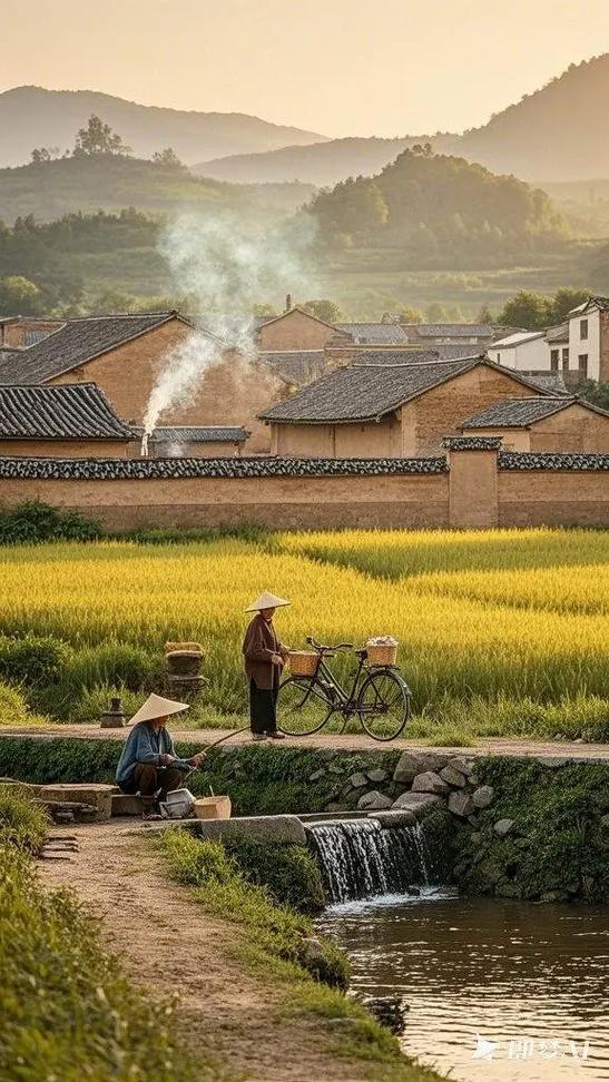 画一幅村庄图