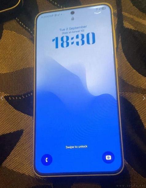手机左上角出现蓝色的电话