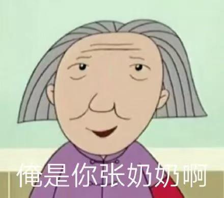 张奶奶表情包截图