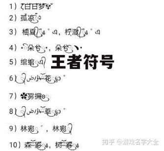 王者荣耀可以名字重复的符号截图