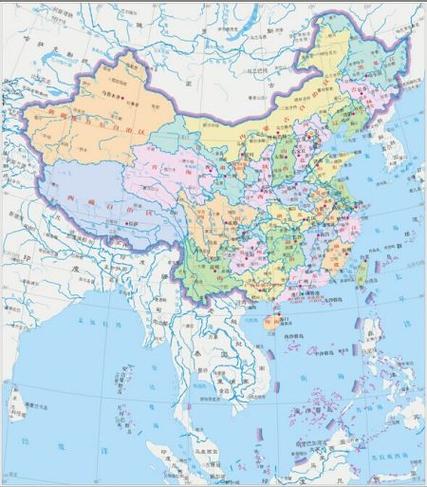 中国地图高清壁纸