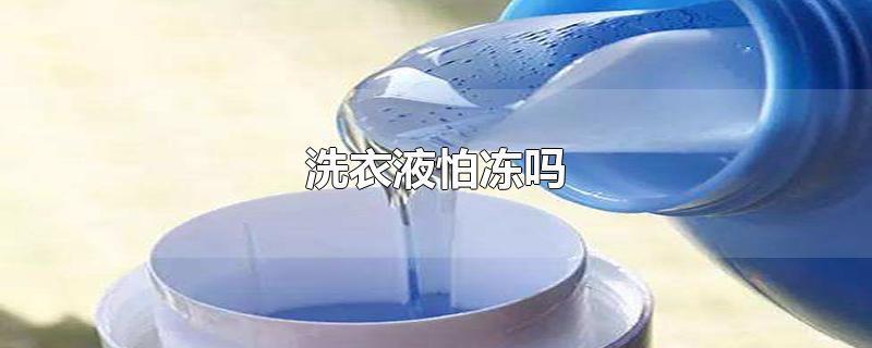 洗衣液冻了会失效吗图标