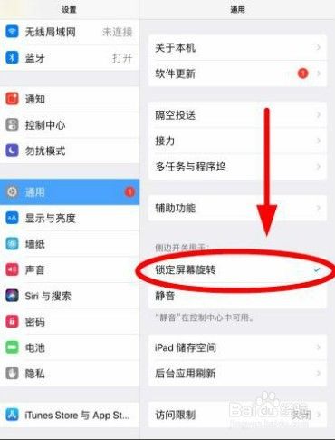 ipad在哪里设置旋转屏幕截图