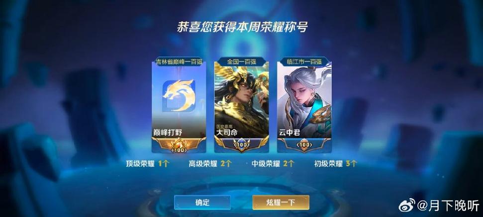 荣耀称号周一几点发放游戏截图