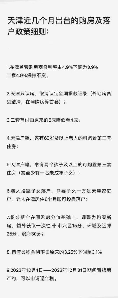 天津购房政策最新消息缩略图