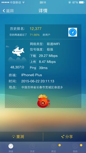 宽带20兆网速快不快