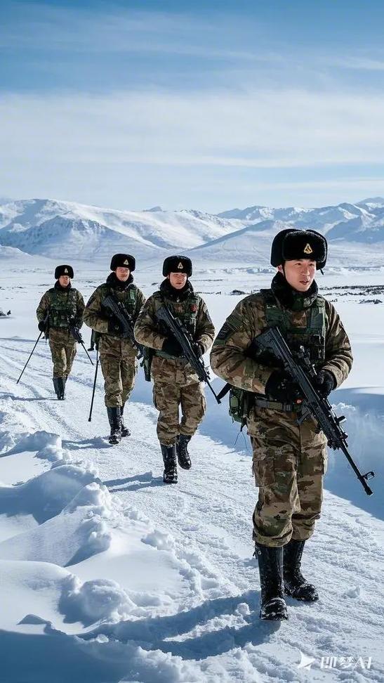 冰天雪地的战士图标