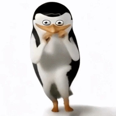 企鹅惊讶表情包