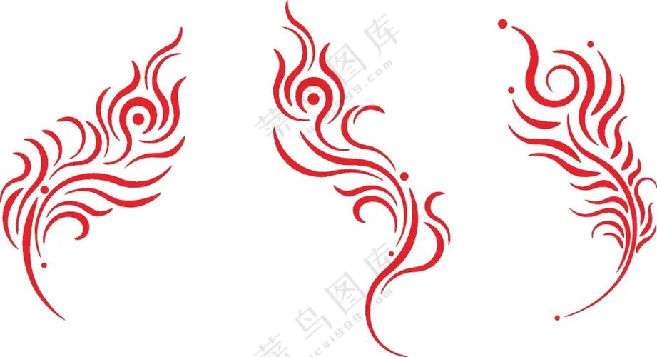 凤尾图案图标