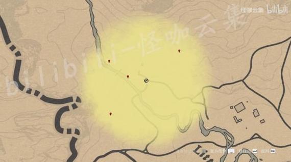 荒野大镖客2克林曼北部藏宝图截图