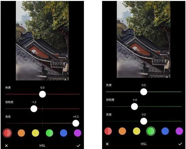 白平衡高低区别截图