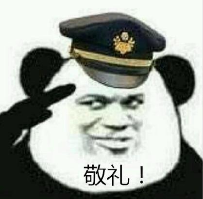 敬礼搞笑表情包截图