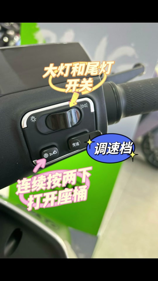 绿源电动车按钮说明截图