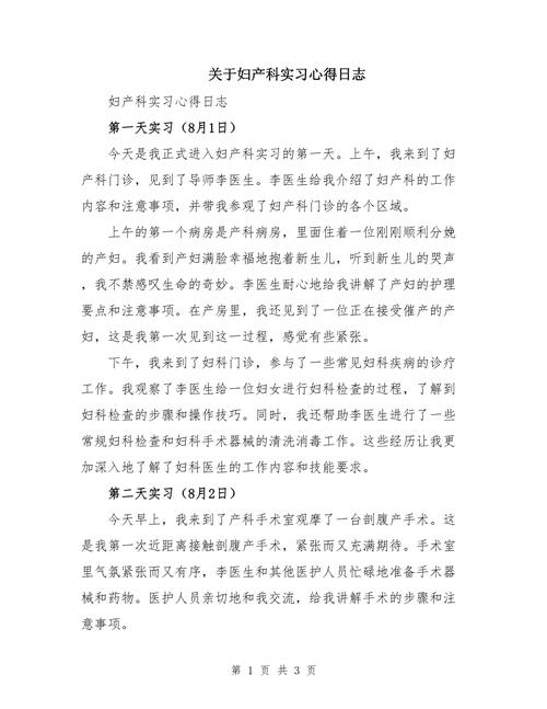 一位妇产科医生的日记缩略图