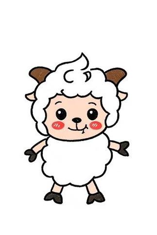 光屁股绵羊漫画图标