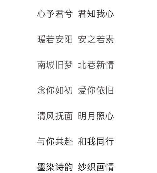 情侣之间的称呼丫头对什么