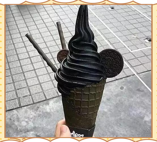 黑色冰淇淋截图