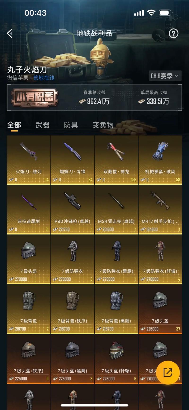 地铁离去武器配件怎么没了