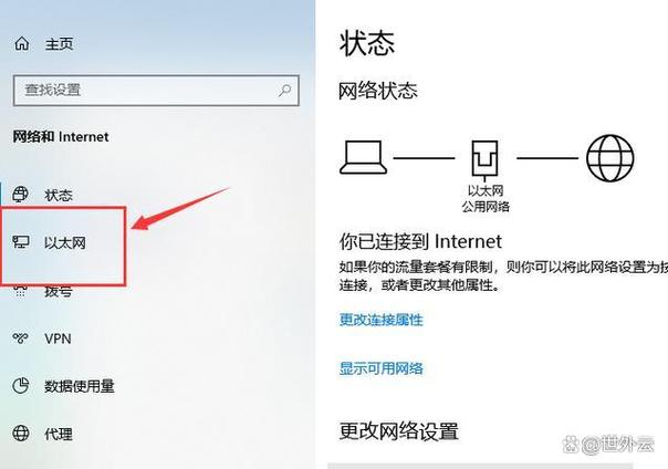 以太网怎么连接win10截图