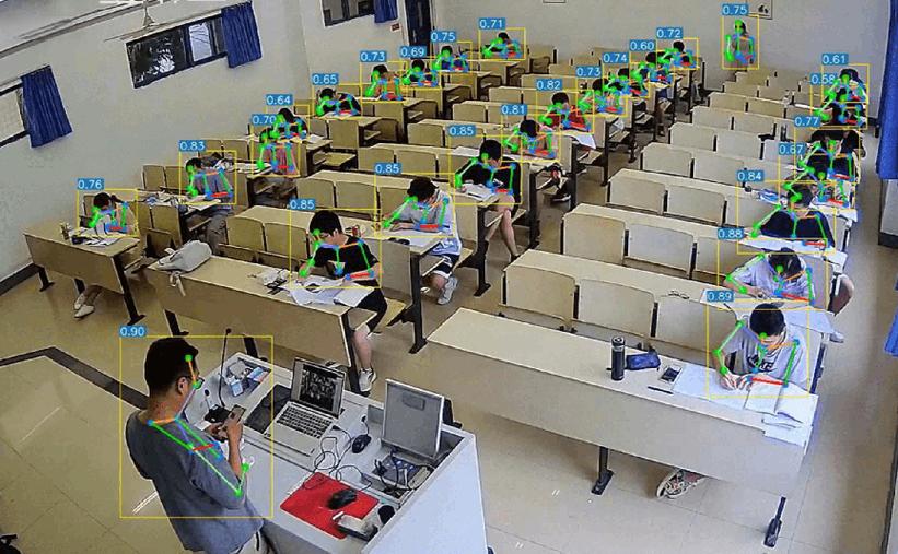 网上考试摄像头范围图标