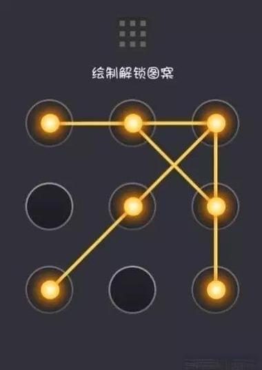 小米手机九宫格万能解锁图案