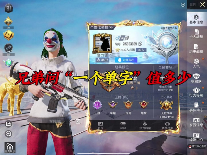 和平精英id单字生成器缩略图