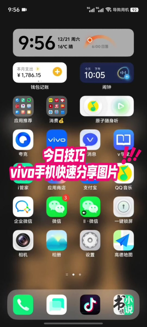 vivo共享相册怎么打开截图