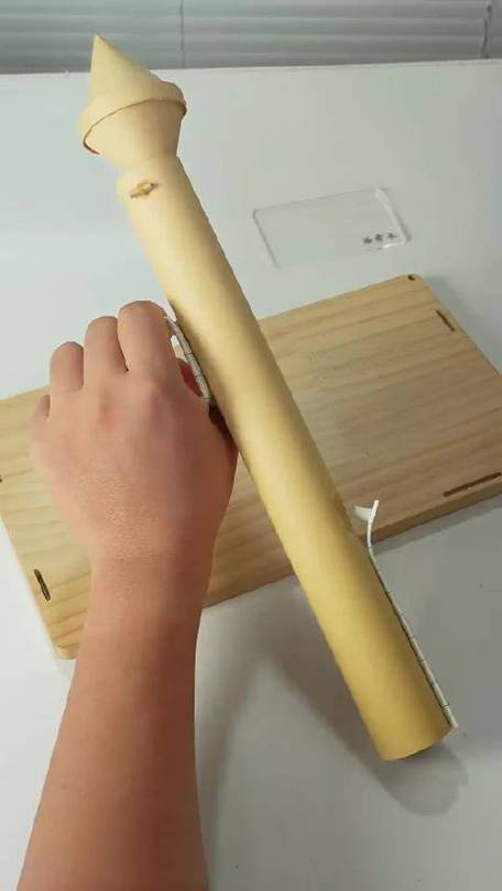 纸板制作火箭筒截图