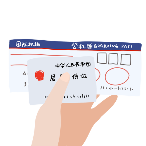 海关清关身份证未满十八图标