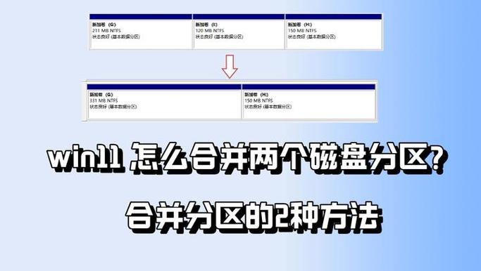 如何合并两个磁盘